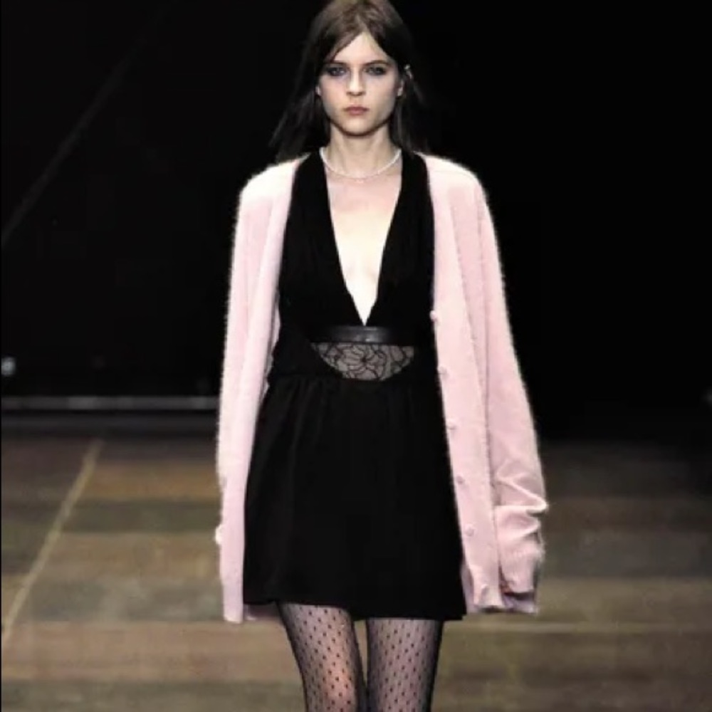 Saint Laurent Silk Runway Dress